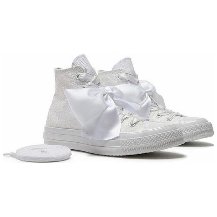 (WMNS) Converse Chuck Taylor 70S High Tops 'Floral Embroidered White' Women's A07078C