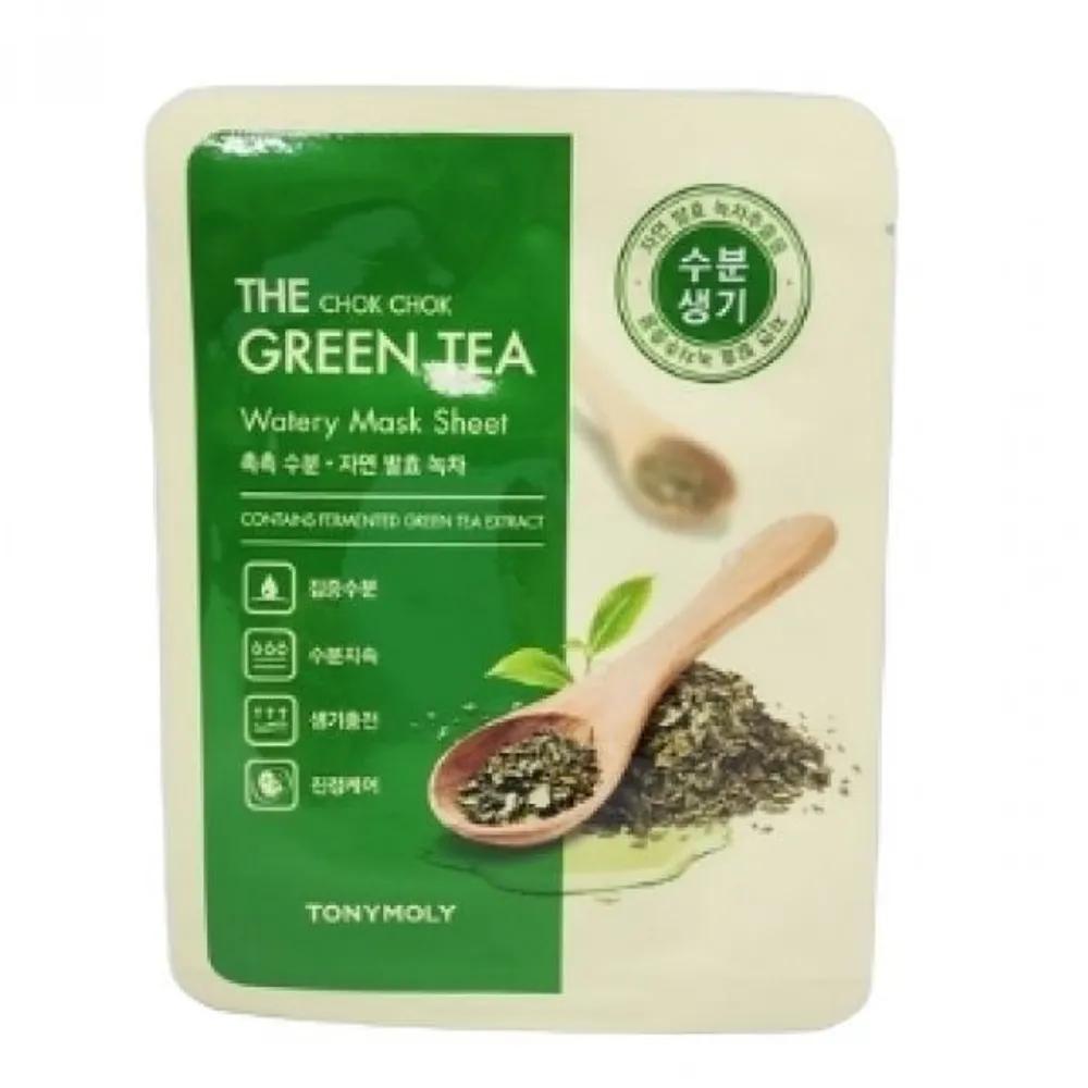 Tony Moly The Chok Chok Green Tea Moisture Mask Sheet, 1 sheet, 20 pieces