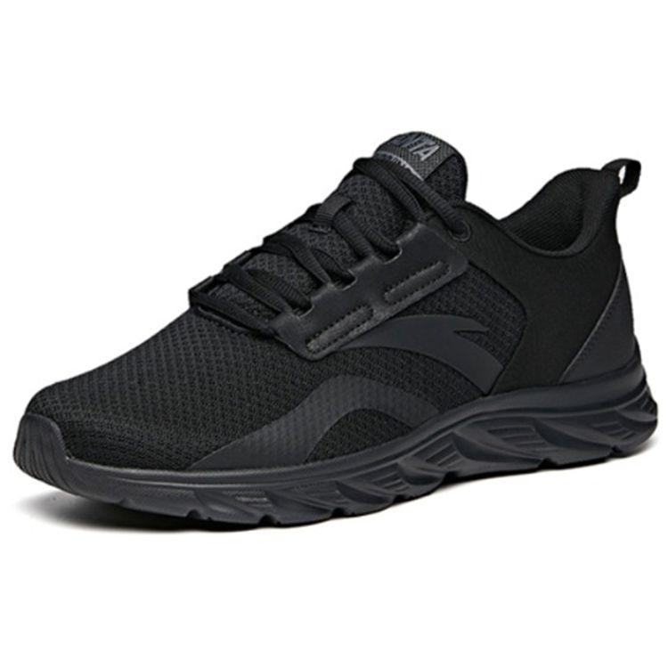 Anta Tênis de Corrida Confortável com Absorção de Choque Antiderrapante Durável Cano Baixo Masculino sneaker Preto 912145523-1