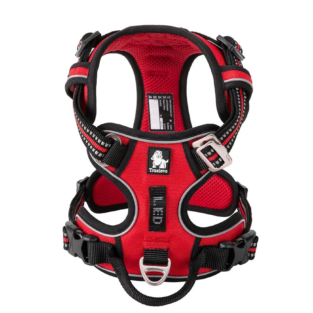 Pet Harness No Pull Nylon Reflective Dog Harness Adjustable Comfortable Control Step-In Brilliant Truelove Tlh5654