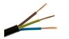 Housing Cable H03VV-F (OMY) 3x0.75 Black 300/300V /100m/