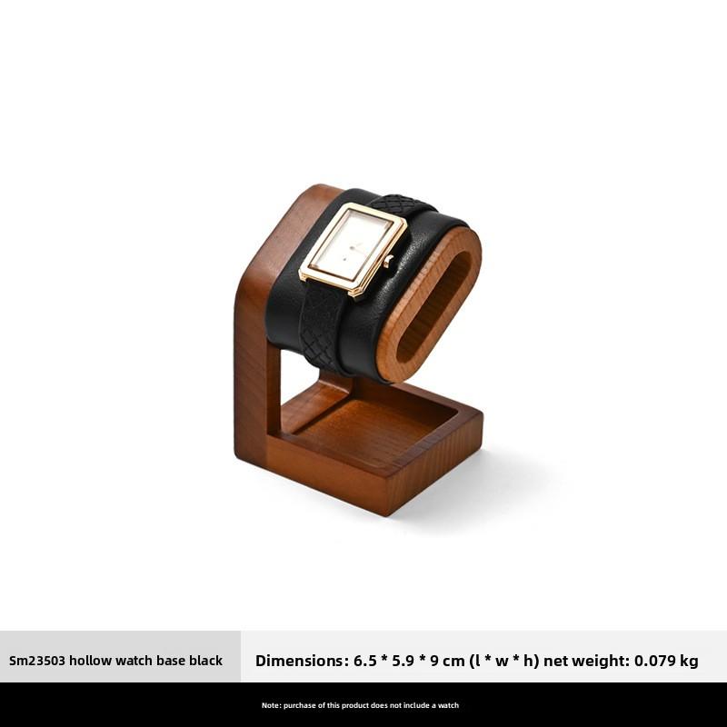 Premium Wooden Watch Display Stand Luxury Wristwatch Showcase for Counter & Window Display