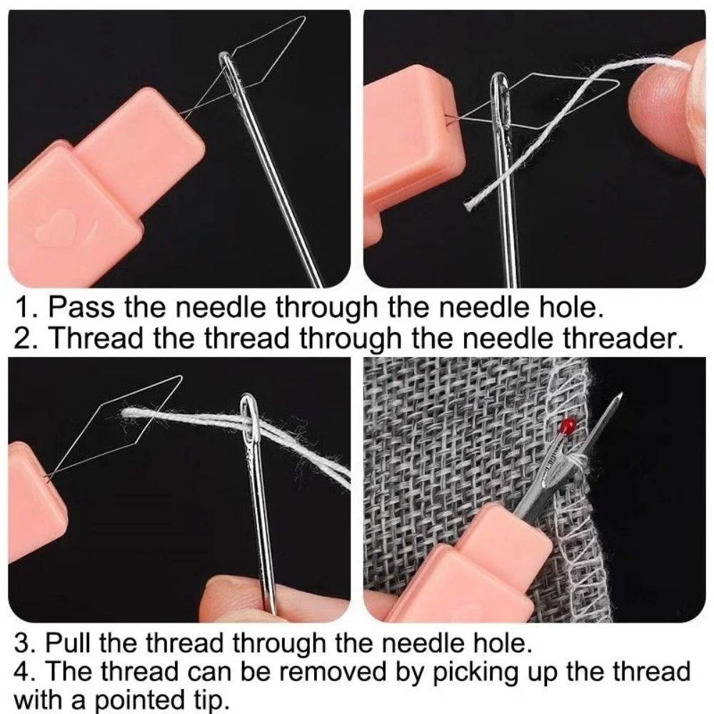 

2 в 1 Нитевдеватель Распарыватель швов Вдевание Ниток Удаление Швов Инструмент Распарыватель Швов, Инструмент Нитевдеватель для Шитья Вязания Квилтинга 1pcs