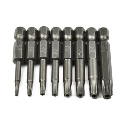 Викрутка зі сріблом T8/T10/T15/T20/T25/T27/T30/T40 1/4 шестигранний хвостовик
