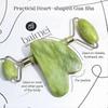 Jade Roller Gua Sha Set Face Roller And Gua Sha Facial Tools For Skin Care Routine And Puffiness-green