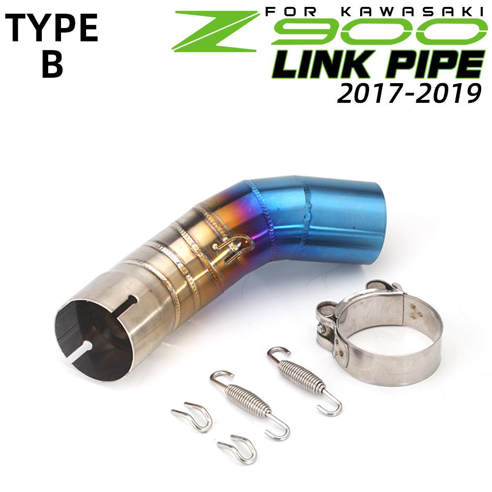 Kawasaki Z900 Burnt Blue Mid-Pipe Exhaust Adapter