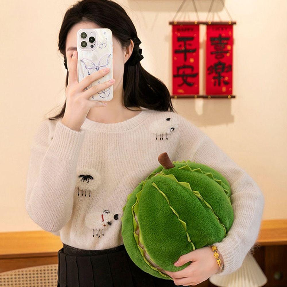 Fluffy Fruit Durian Plush Pillow Collection Peeling Durian Plush Doll  Boys Girls