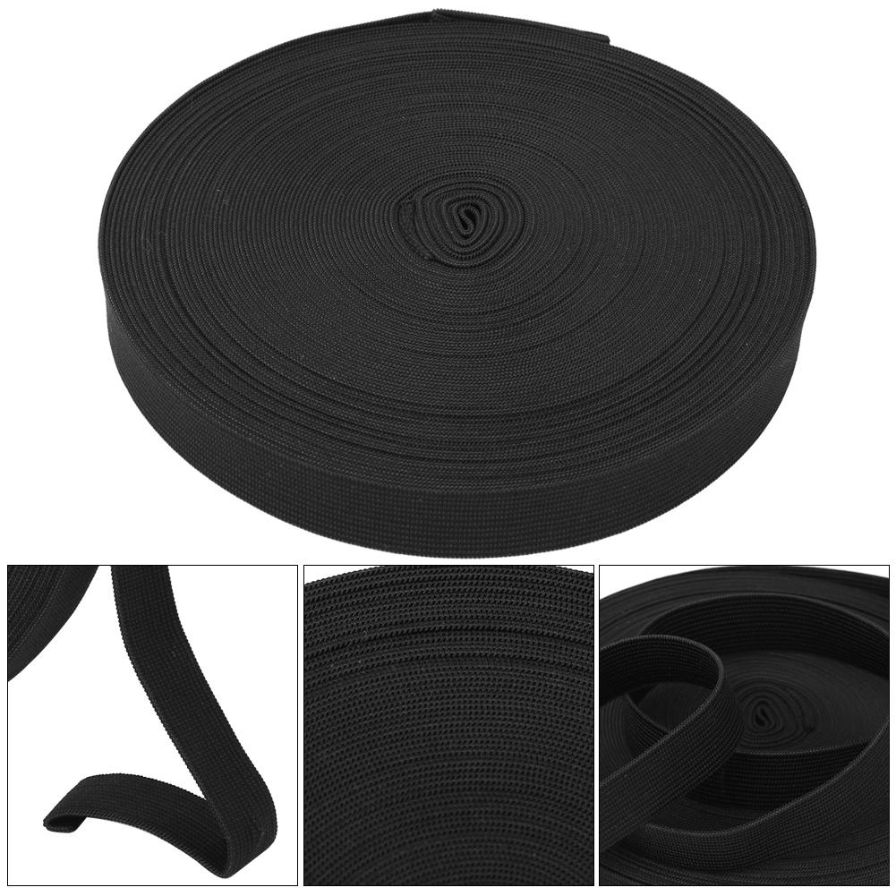 Knitted Elastic Band Thicken Sewing Accessory Craft Collection for Protective Clothing CuffsBlack