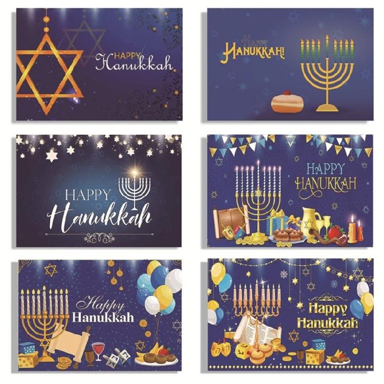 Hanukkah Cards with Envelopes 5Set Religious Holiday Greeting Cards 1