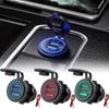 Quick Charge 3.0 Dual USB Car Charger Waterproof 12V/24V QC3.0 USB Fast Charger Socket Power Outlet with Touch Switch