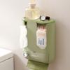 Thickened Wall Mounted Tissue Box 3 In 1 Waterproof Wet Wipe Storage Boxes Multifunctional Napkin Paper Case