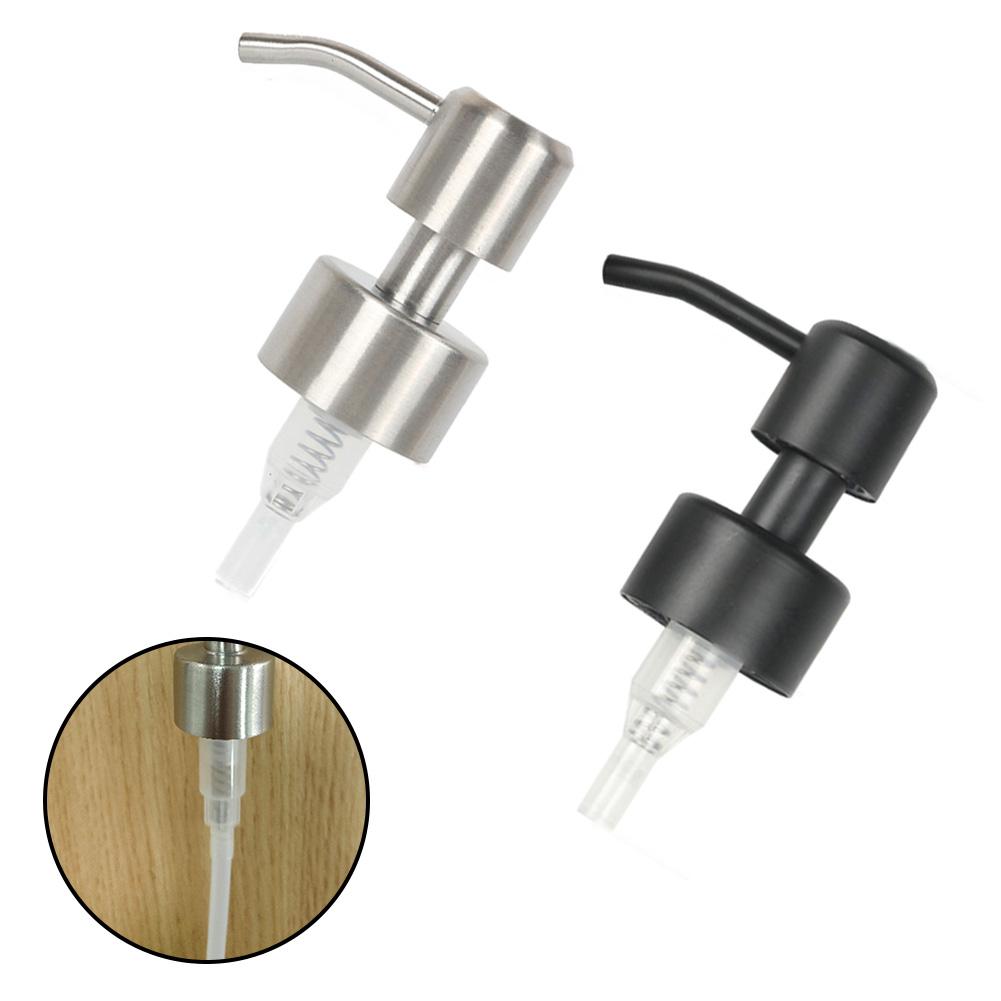1pcs Stainless Steel Soap Bottle Pump Head Lotion Dispenser Head Shampoo Bottle Press Nozzle Lotion Dispensers Pump Head