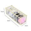 Quick Closet Organizer Underwear Bra Socks Organizer Home Cabinet Clapboard Storage Box Clothes Foldable Drawer Organizer