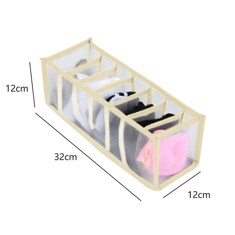 Quick Closet Organizer Underwear Bra Socks Organizer Home Cabinet Clapboard Storage Box Clothes Foldable Drawer Organizer