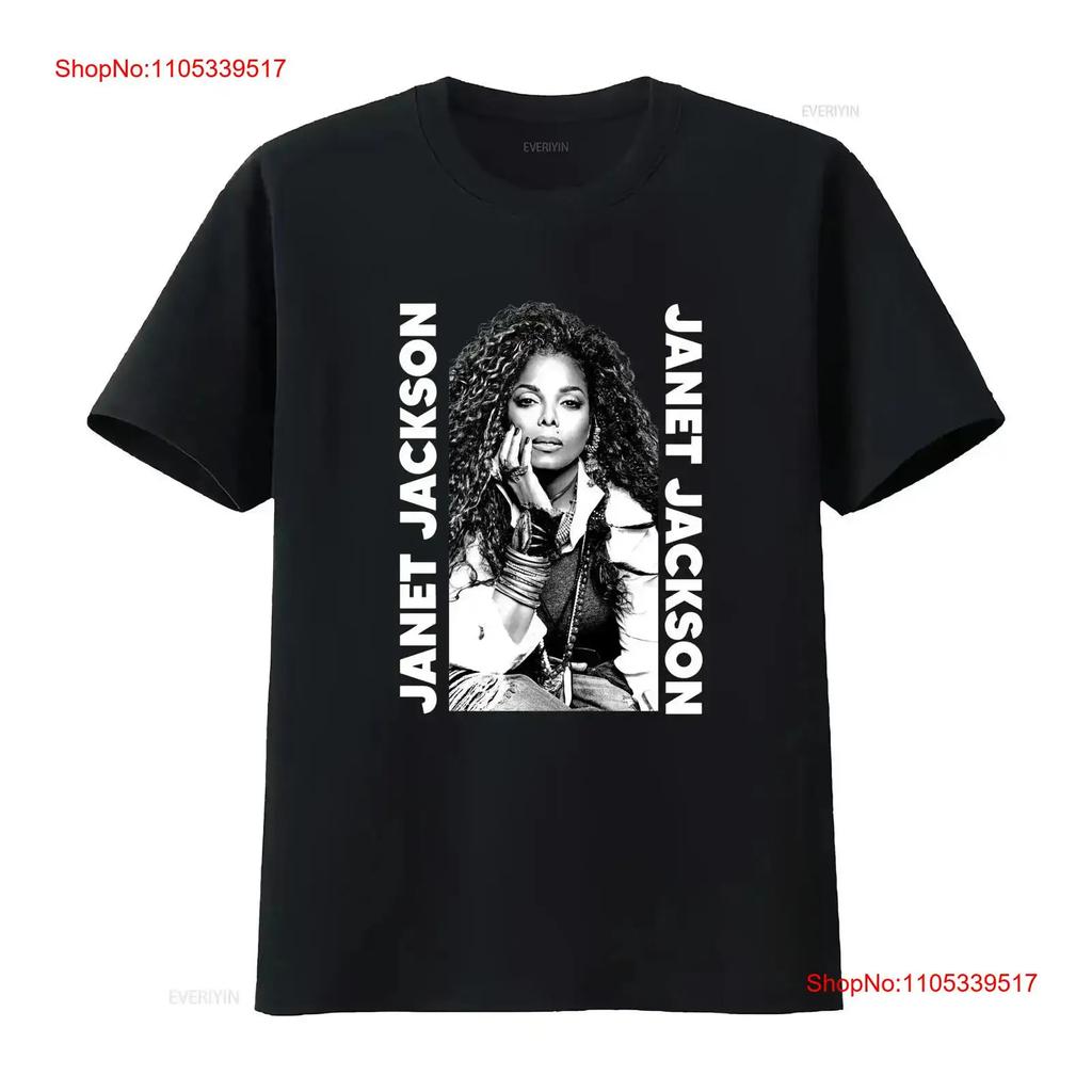 Janet Jackson T Shirt For Fans All Size S 5XL vintage Washed Soft Stretched Slightly Comfortabl