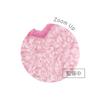 Tees Factory Sumoppi Pyonchi Fluffy Embroidered Lovey's Sticker, Pink, LV-5546523PK