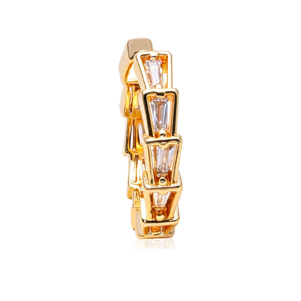 European Style Zirconia Ear Cuff Earring - Lightweight, Luxurious High-End Feel, Cold Style Jewelry for Women.