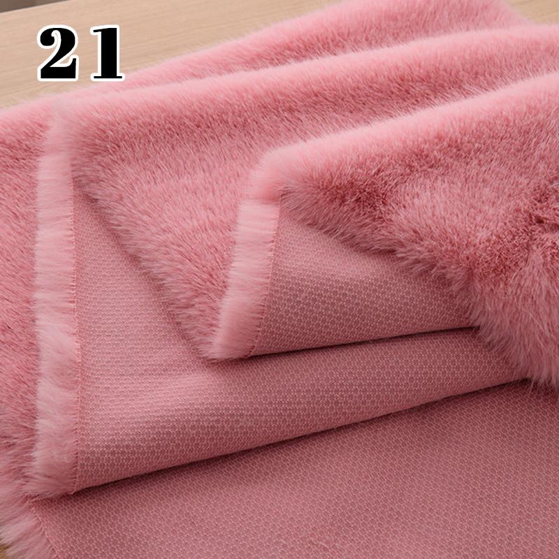 50*180cm Thicken High-end Simulation Fox Fur Fabric Fluffy Artificial Fur Fabric Diy Fur Clothing Fursuit Fur Collar Vest Scarf