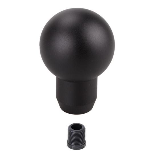 Universal Car Shift Knob, Aluminum Manual Gear Stick, Weighted Round Ball with 3 Adapters for Truck SUV