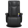 VidaXL Fauteuil inclinable de Massage Repose-pieds, Chaise de Relaxation avec Dossier, Siège avec Accoudoirs Salon, Moderne, 356517