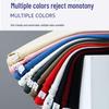 Men's 300g Solid Color Round Neck Sweatshirt – Autumn/Winter Pullover with Fixed Pattern Print, Perfect for Team Uniforms