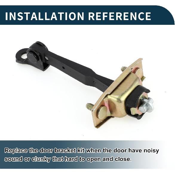 Door Check Strap Stopper Limiter for Toyota Camry Durable No.6861033031/924-953 | Front Right Door Check Bracket Stop 1Pc Door Checker Arm Assembly