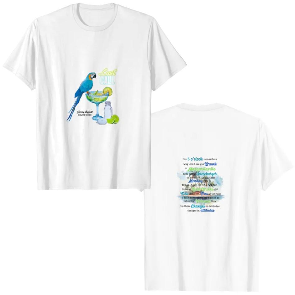 Jimmy Buffett Memorial Shirt Heavyweight T-shirt Men