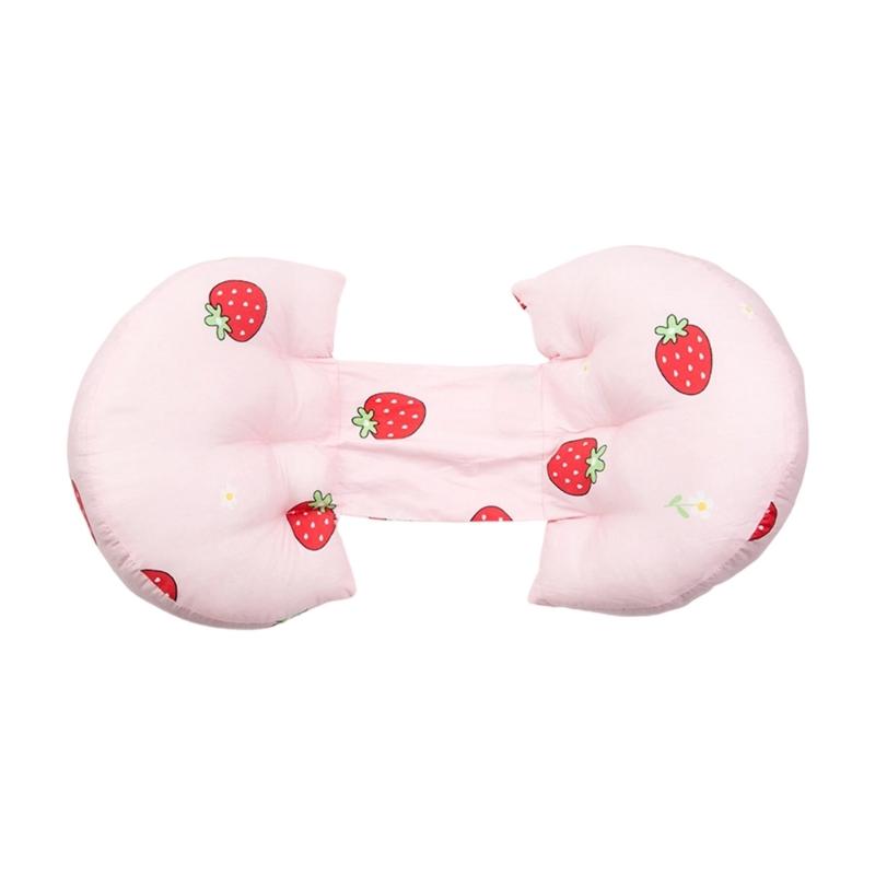 Ergonomic U Shape Lumbar Support Pillow For Side Sleepers Memory Foam Pillow With Removable Breathable Cover