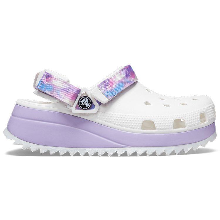 Crocs Classic Casual Unisex White Purple Sandals 'White Purple' 207772-577