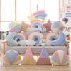 Star Pillow Bedside Net Red Rainbow Pillow Moon Creative Stuffed Toy Girl Heart Cushion Gift Girl Cute Pillow Chair Cushion