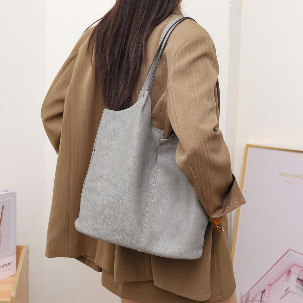 Large Bag Soft Leather Fashion Shoulder Messenger Handbag