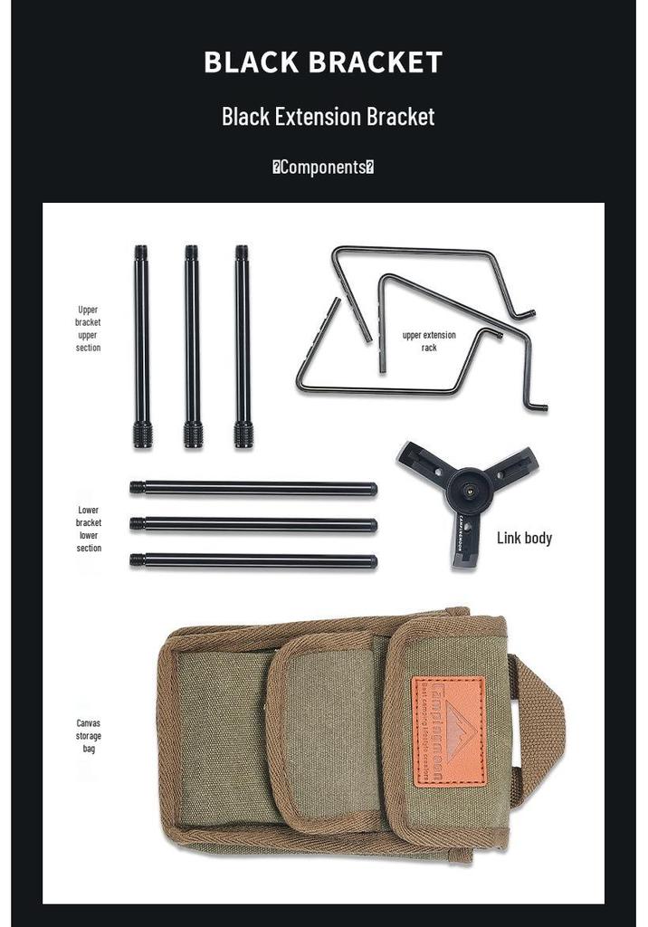 Koman BKZ01 Portable Camping Stove Tripod Stand