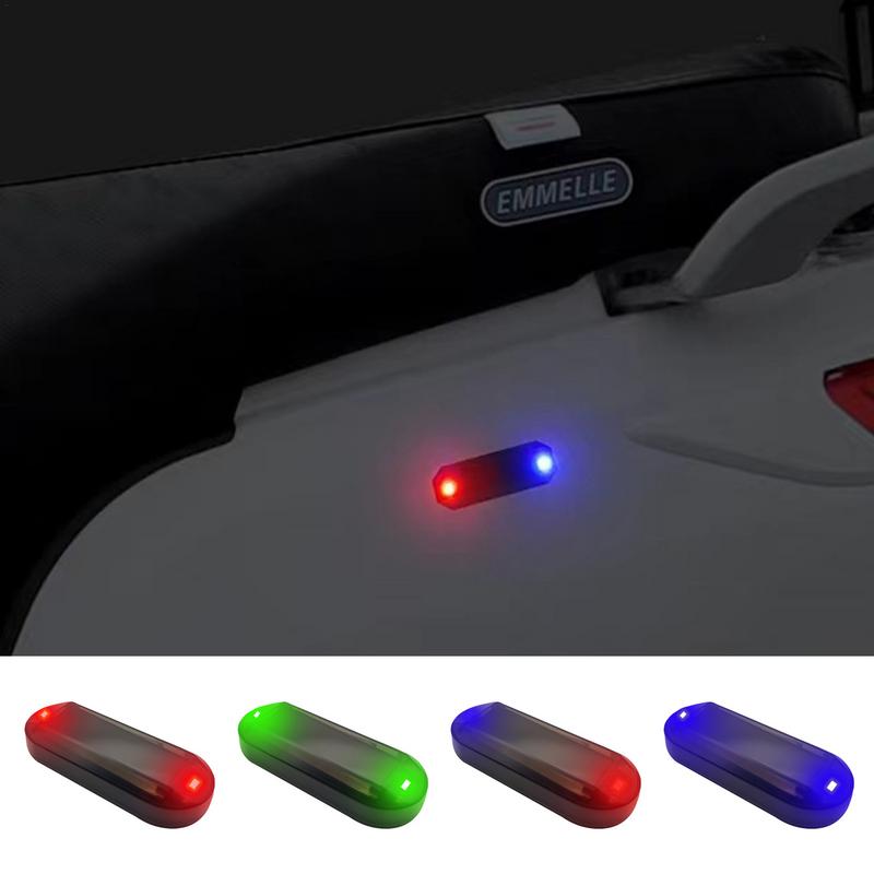 Car Fake Security Light Solar Powered Simulated Alarm Wireless Warning Anti-Theft Caution Lamp LED Flashing Lights Tools