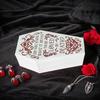 Gothic Jewelry Box Coffin Shaped Multi-Compartment Organizer Trinkets Storage Display Halloween Gift Packaging Box Portable