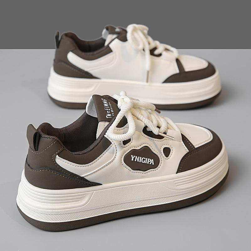 

Модная женская обувь 2024 года, трендовая женская обувь, высококачественная спортивная обувь, удобная и износостойкая женская обувь на толстой подошве 40 коричневый