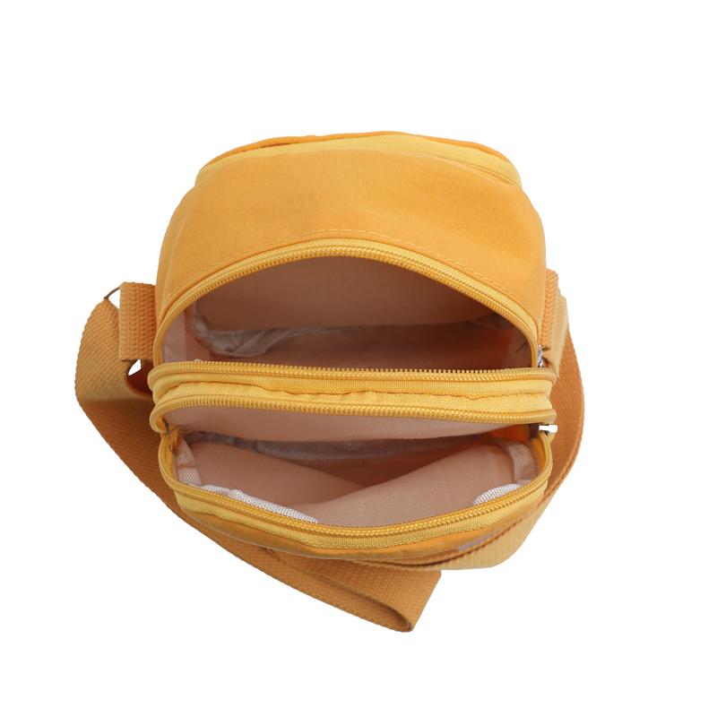 Lightweight Women's Shoulder Bag Solid Collor Mobile Phone Bag Waterproof Nylon Small Square Bag