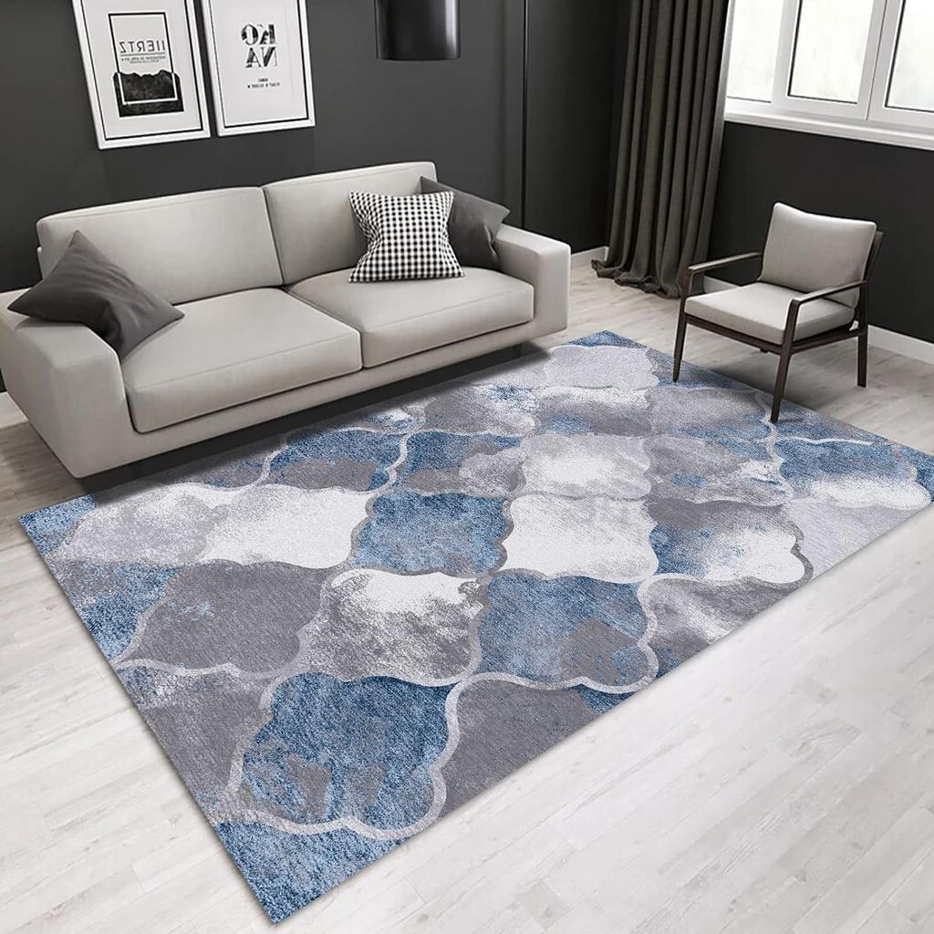 Nordic Style Carpet Living Room Resistant To Dirt and Easy To Maintain Vintage Floor Mat Bedroom Bedside Carpet