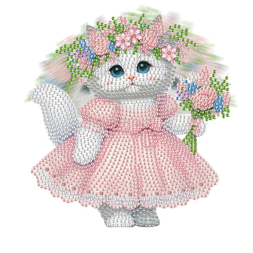 Acrylic Shaking Head Animal Diamond Painting Tabletop Ornaments Kit Diamond Painting Desktop Ornaments Kit for Home Office Decor