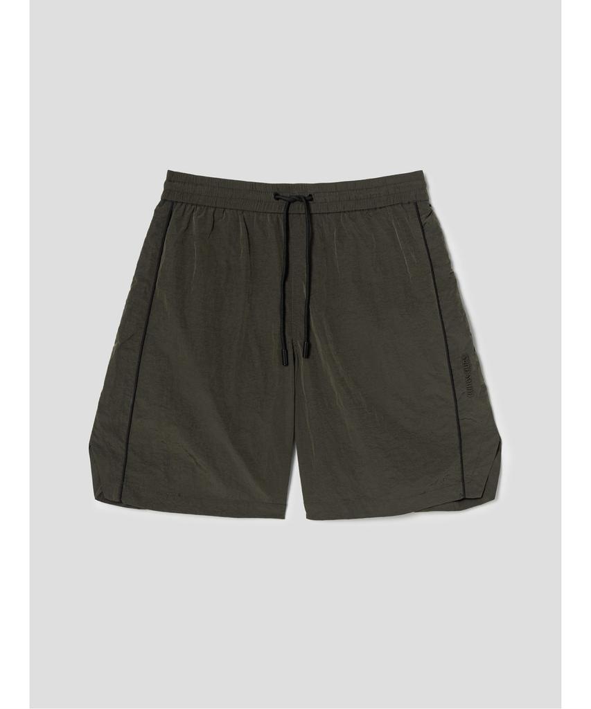 Saendeusaundeu (Unisex) Nylon Banding Shorts Charcoal