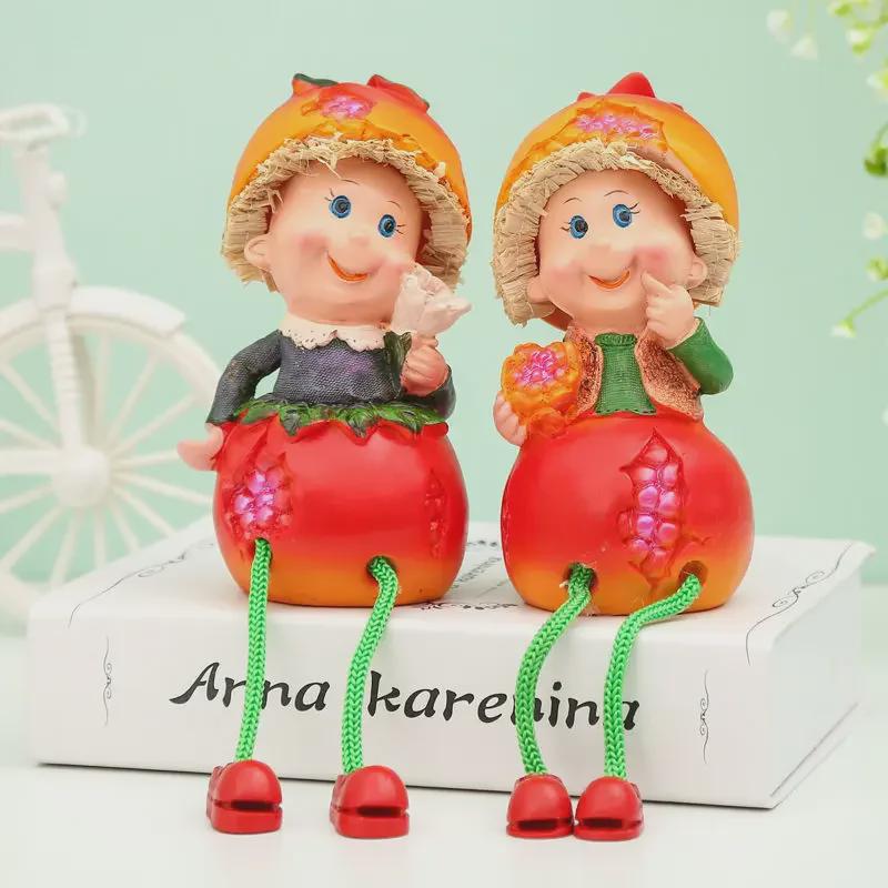 Pouting Pear Couple Hanging Ornament - Pastoral Home Décor Gift Series