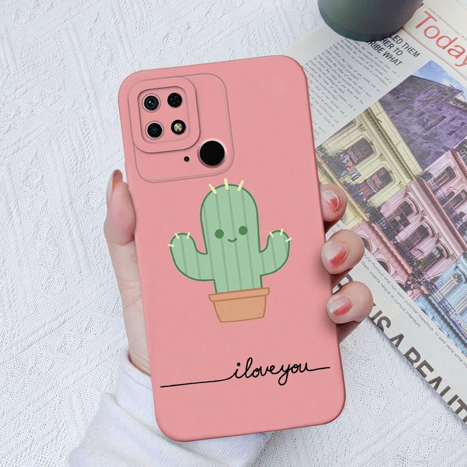 Case For Xiaomi Redmi 10C 10X 10A Sport Panda Camera Coverage Soft Liquid Silicone Cover For Redmi 10 C X A Sport Funda Bumper