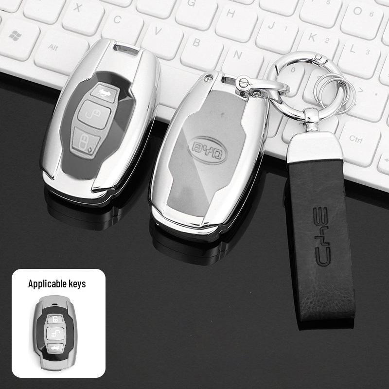 BYD 16-18rychlostní taška Rui Key: Kovové pouzdro Ochranný kryt pro Sirui, Tang, Song, G5, G6, E5 Staré modely