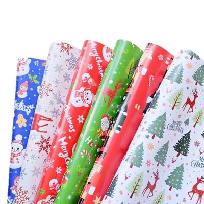 Versatile Santa Claus Christmas Wrapping Paper Christmas Trees Elk Gift Wrapping Paper Gift Box Paper Christmas Party