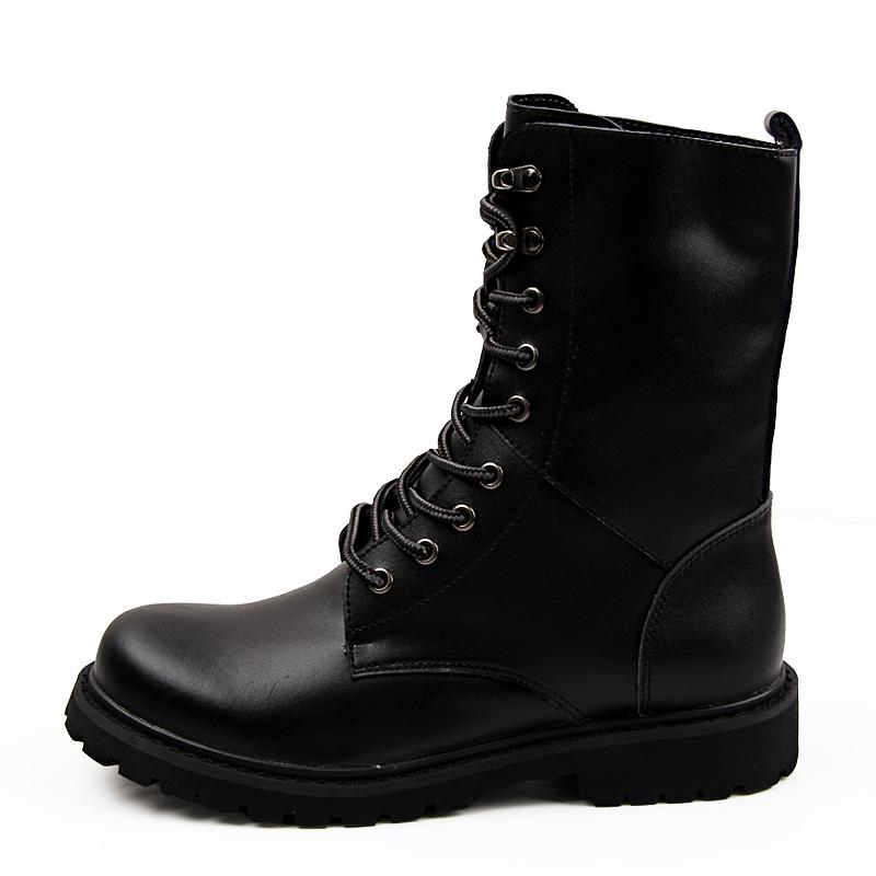 Motorcycle Boots Men Winter Shoes Warm Waterproof Men Leather Boots Footwear Cowboy Tactical Boots Men Casual Shoes Large Size