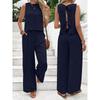 Women's Sleeveless Vest and Long Pants Set - 2026 Summer Fashion Arrival