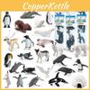 Detailed Pvc Arctic And Antarctic Wildlife Collection Miniature Penguin And Whale Models