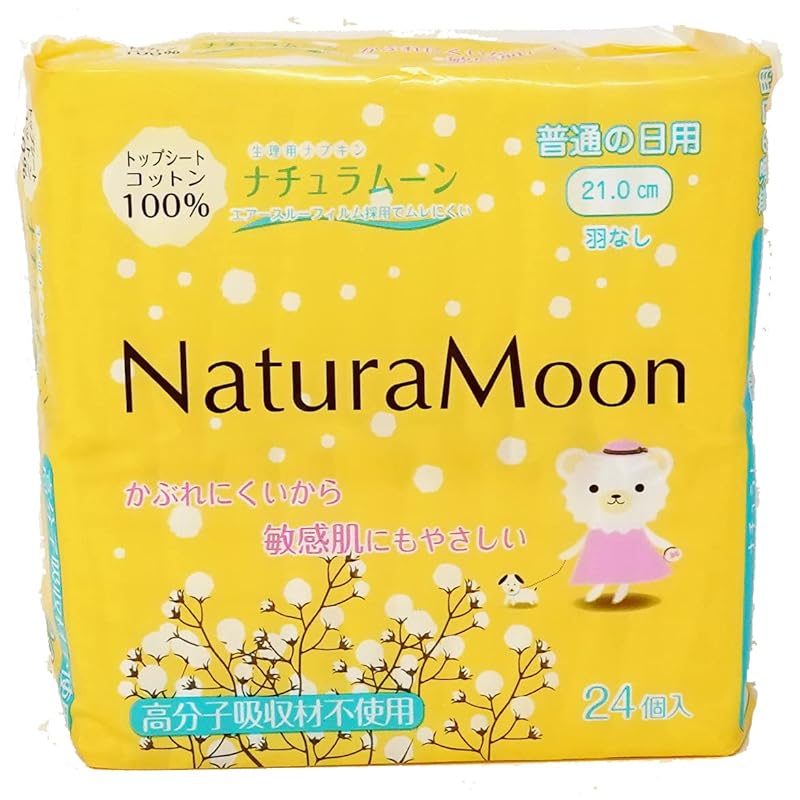 

japan green pax Naturamoon napkin for daytime use (no wings) 24 pieces x 4