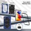 Silicone+PC Tablet Cases for 12.1'' Xiaomi Redmi Pad 2 Pro/Poco Pad M1 Case Shockproof Cover Fundas Rotating Stand Shell