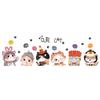 Cartoon cat stickers wall stickers children's room layout stickers wall room bedroom warm decoration wallpaper