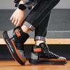 Fashion Men's Plush Snow Breathable Boots High Top Winter Warm Comfortable Sneakers